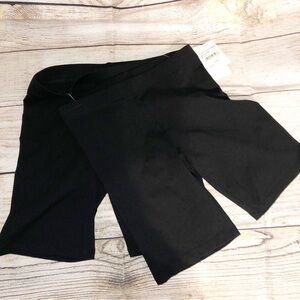NWT Harper Canyon Black Bike Shorts 2-pack Size 7/8 (S)